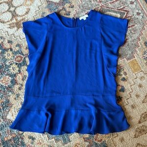 Maette by Stella&Dot cobalt blouse. EUC